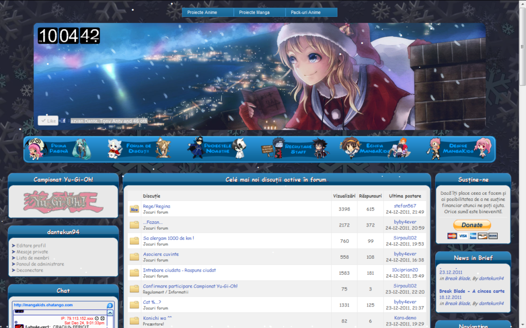 Manga-Kids pe PHPFusion (2011)