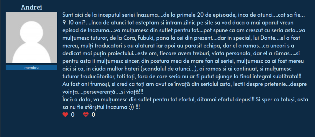 Comentariu episod Inazuma - Manga-Kids