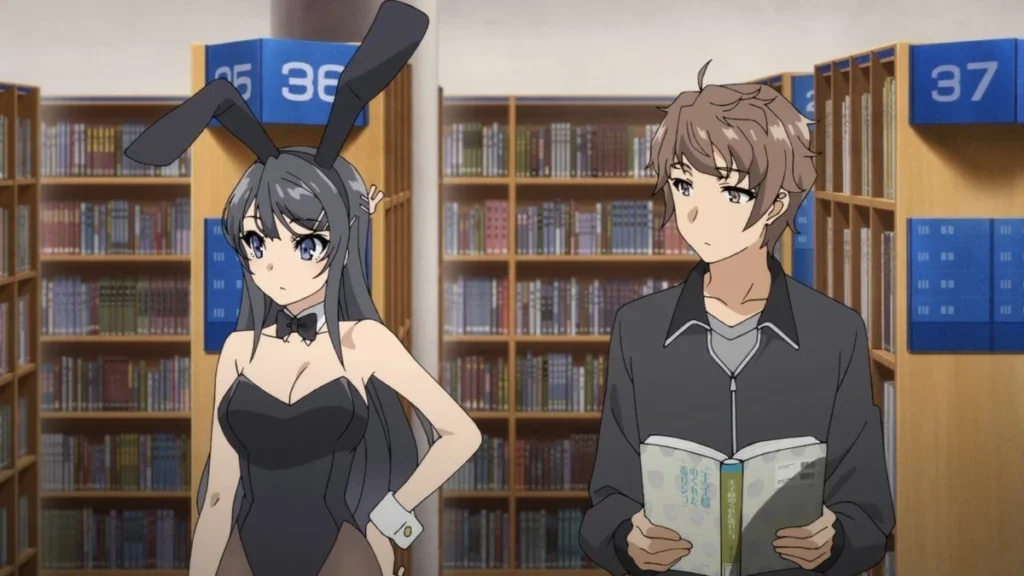 Seishun Buta Yarou wa Bunny Girl Senpai no Yume o Minai - Momentul întâlnirii dintre Sakuta Azusagawa și Mai Sakurajima